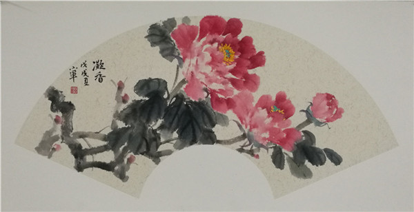惠州牡丹国画