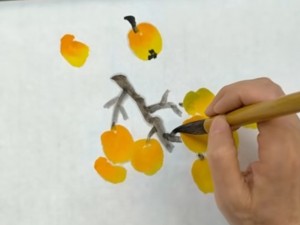 一个视频教会你画枇杷